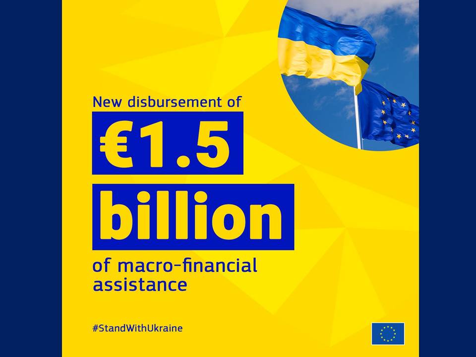 Novih 1,5 milijarde evrov mikrofinančne pomoči za Ukrajino