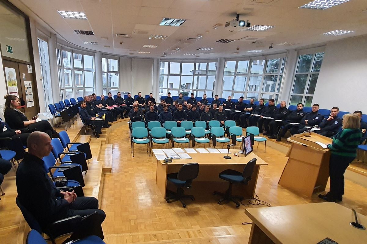 Šolanje nove generacije kandidatov za poklicne gasilce 