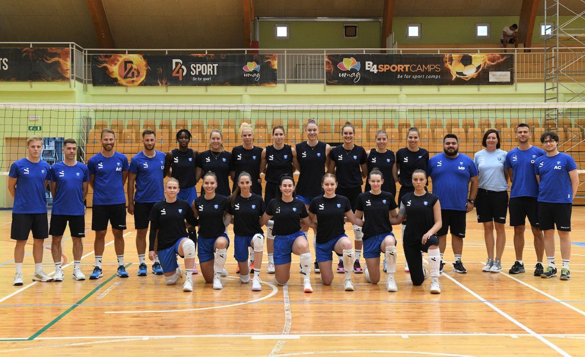 Moška in ženska reprezentanca na pripravah, žreb za ACH Volley 