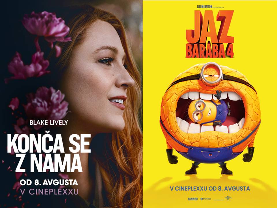 Minioni so pohiteli, v četrtek pa prihaja film Konča se z nama 