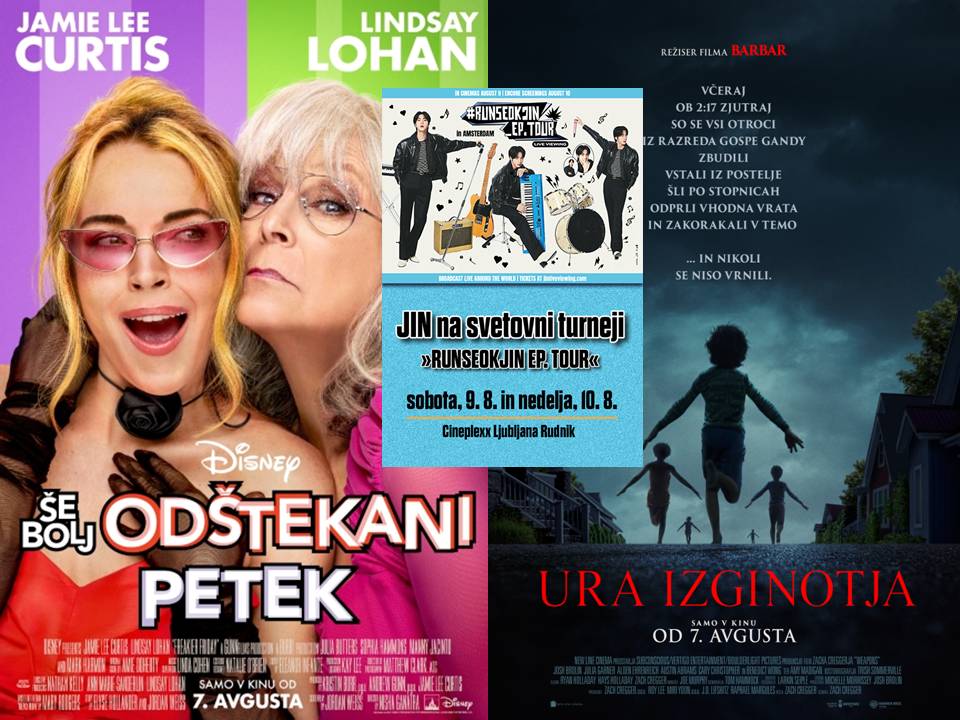 Tri filmske premiere in nov koncert južnokorejskega glasbenika