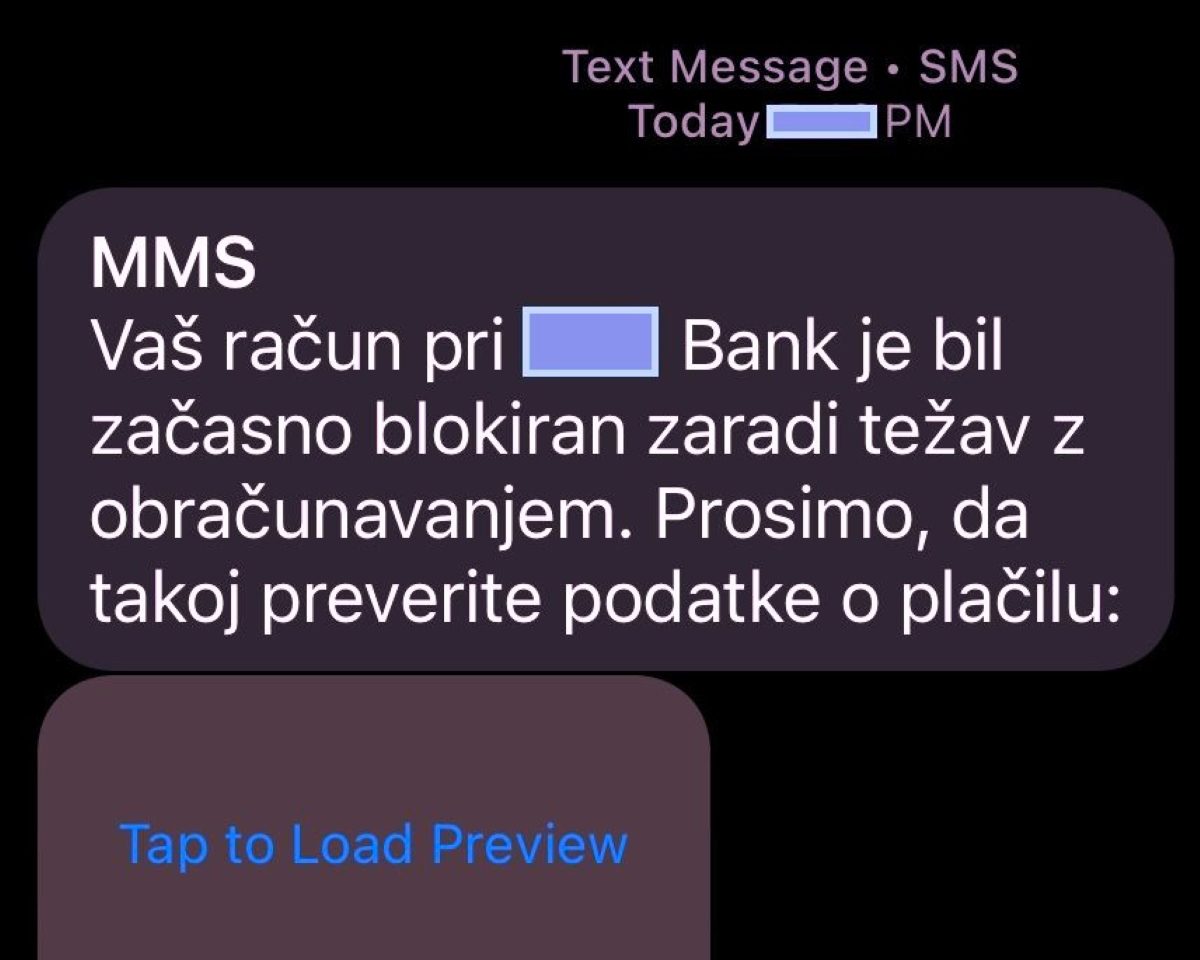 Lažna bančna sporočila so letos terjala že 2,5 milijona evrov