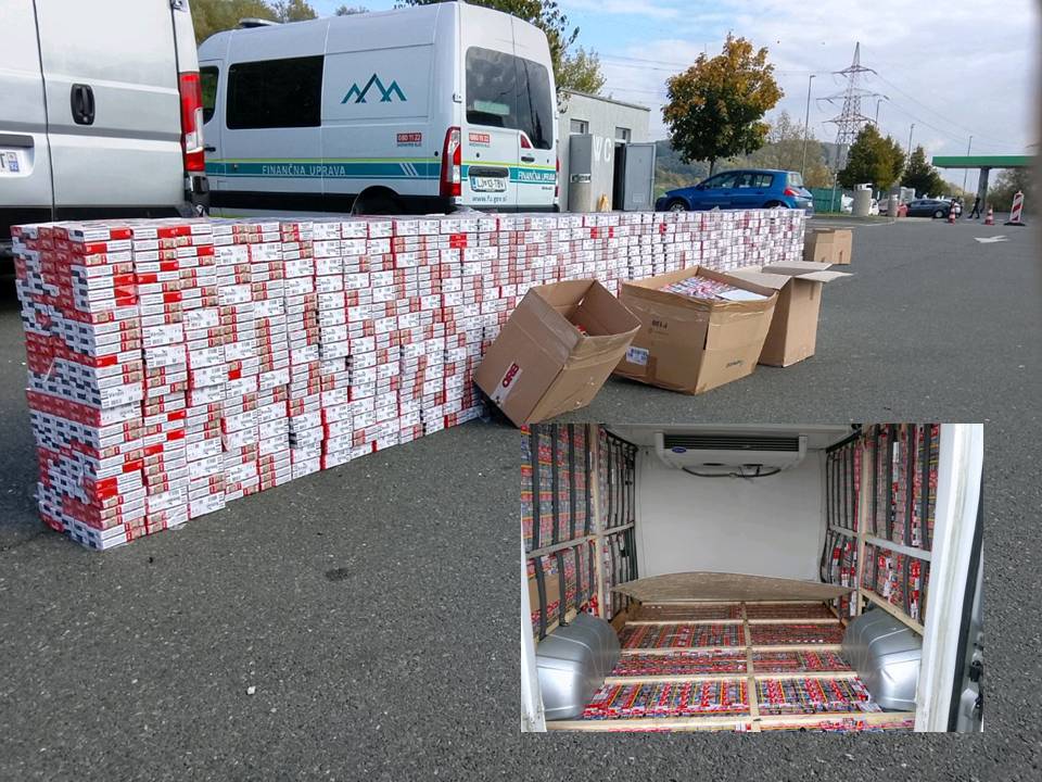 Bolgarskega švercerja cigaret so izdale kovice in silikon
