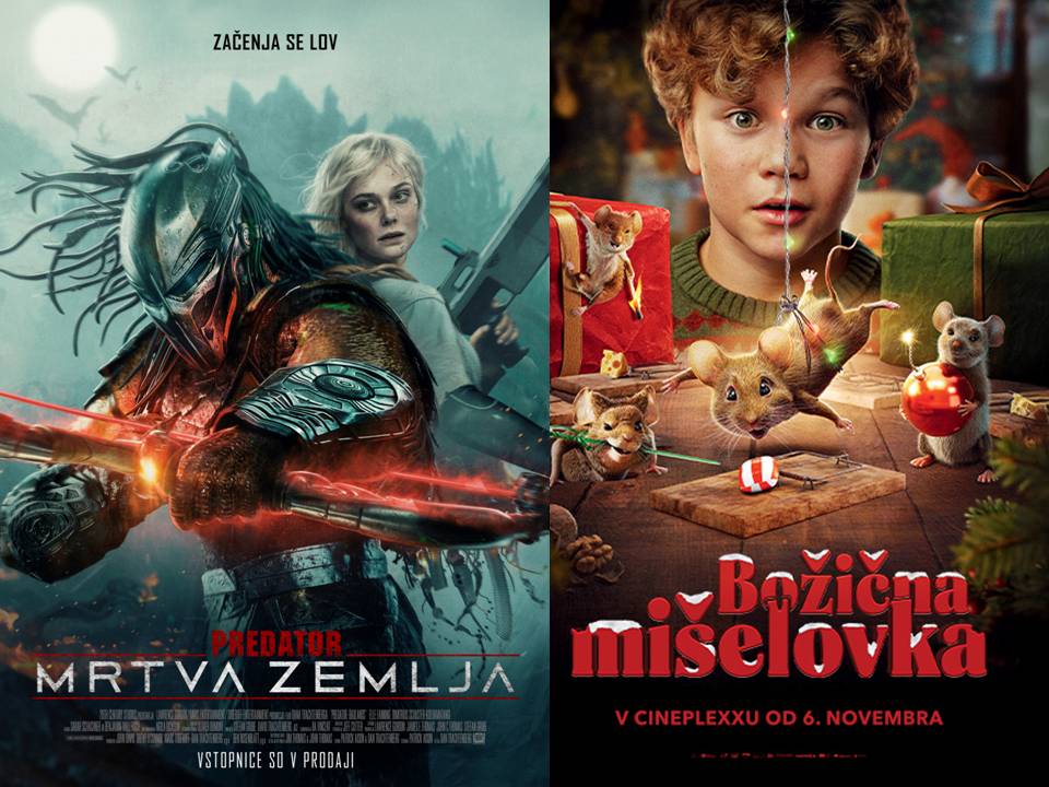 Druga letošnja vrnitev predatorja in prvi božični film 