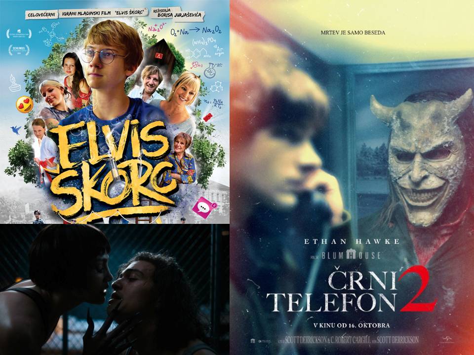 V kina prihajajo Elvis Škorc, Črni telefon 2 in Poljub ženske-pajka