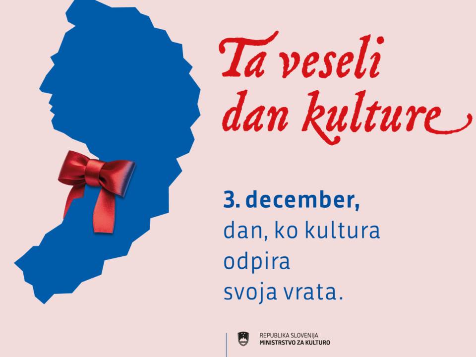 Ta veseli dan slovenske kulture znova z bogato ponudbo