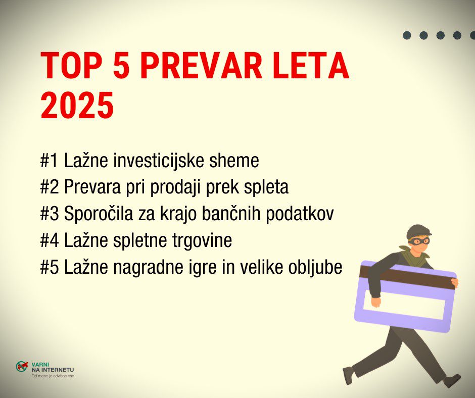 Angeli varuhi slovenskega spleta in 5 naj-prevar leta 2025