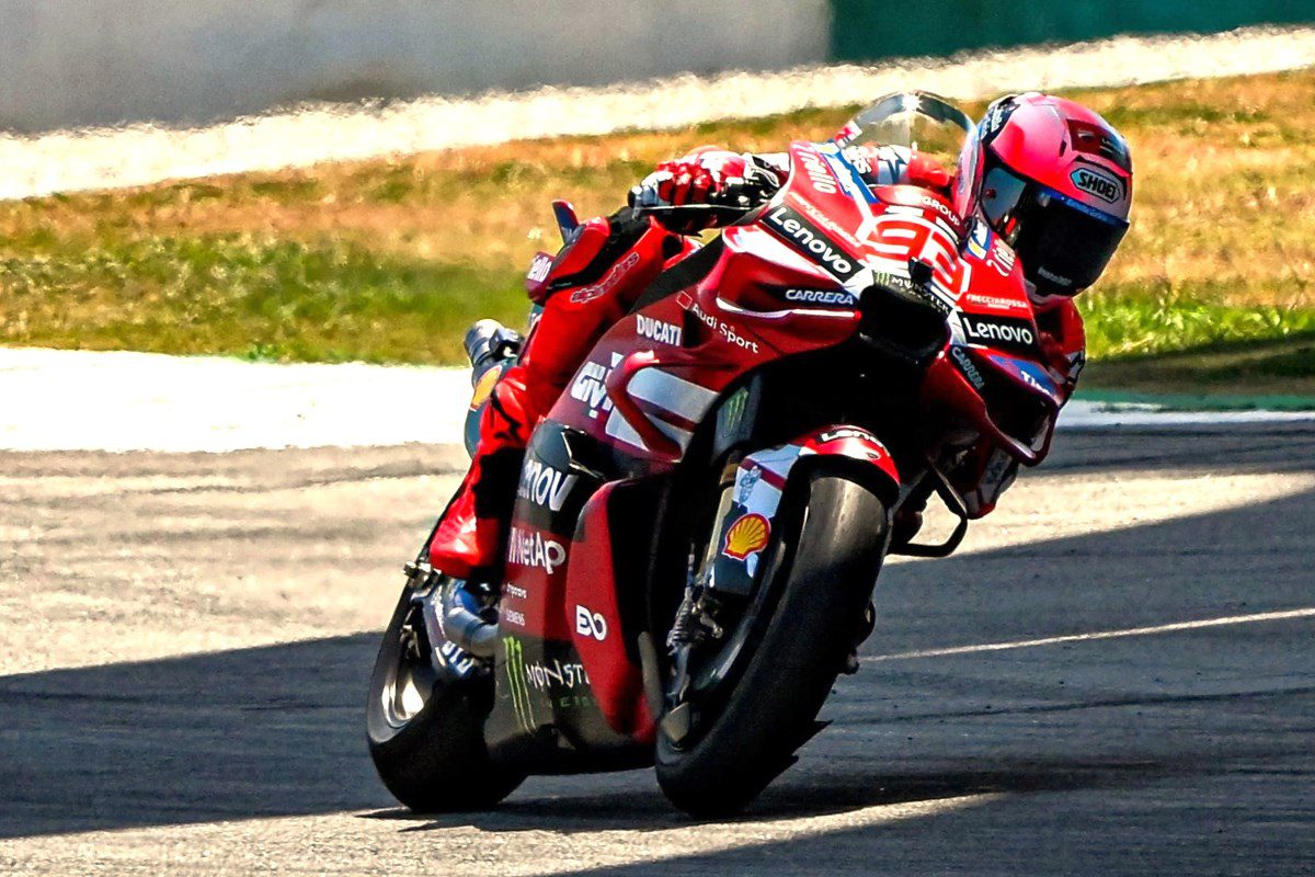 Marc Marquez s polnim plinom že prvi dan testiranj