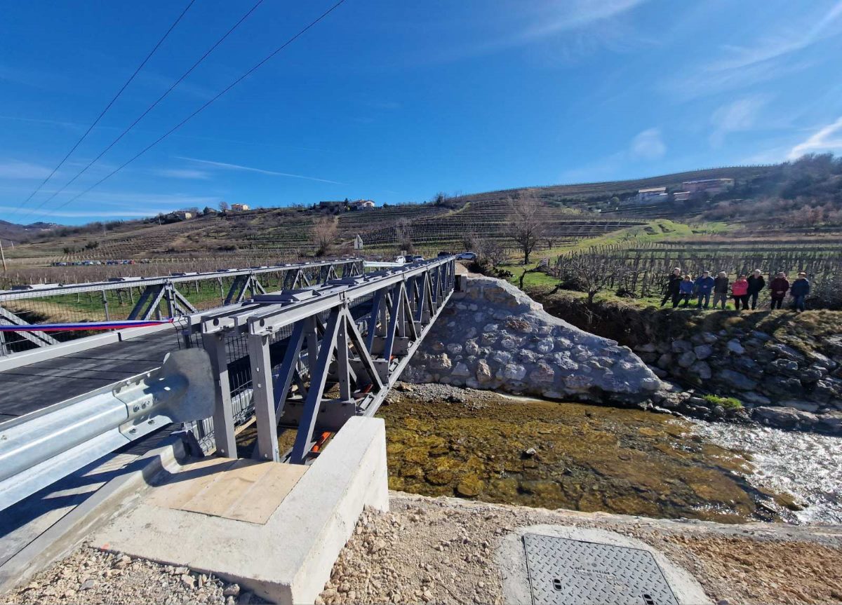 Most, ki je že pomagal Korošcem, sedaj pomaga Primorcem