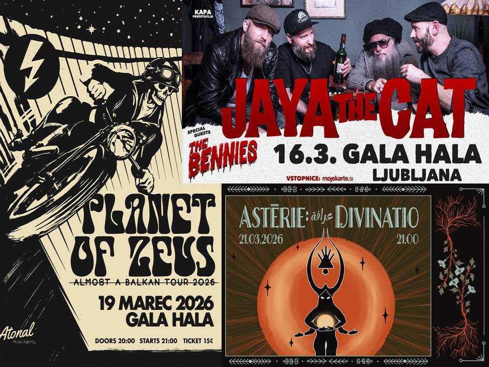 Pester teden s štirimi zelo različnimi glasbenimi večeri