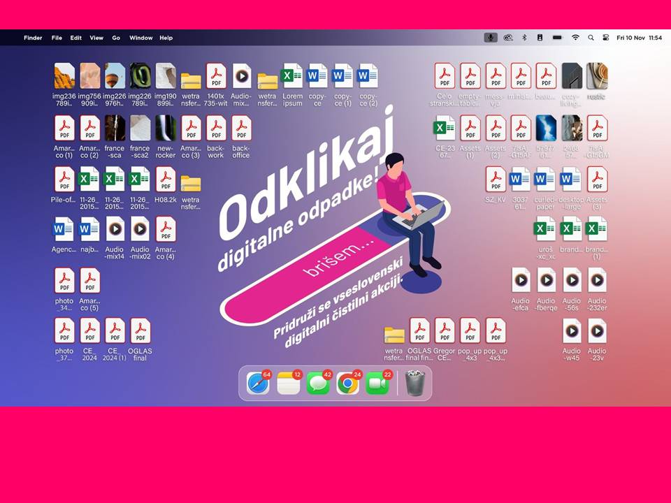 Poteka že tretje čiščenje slovenskih digitalnih odpadkov