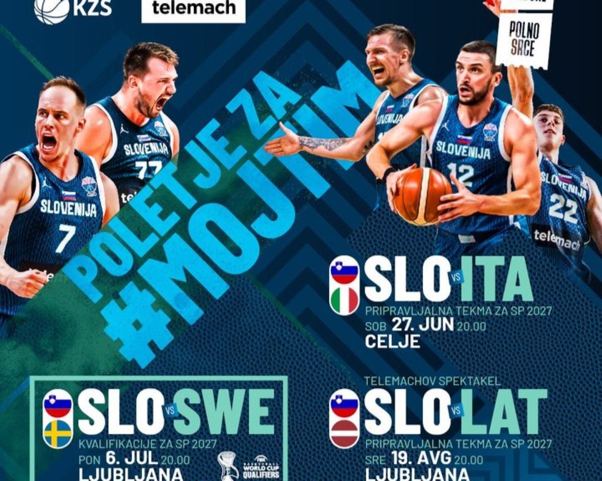 Slovenija poleti doma proti Italiji, Švedski, Latviji in še komu 