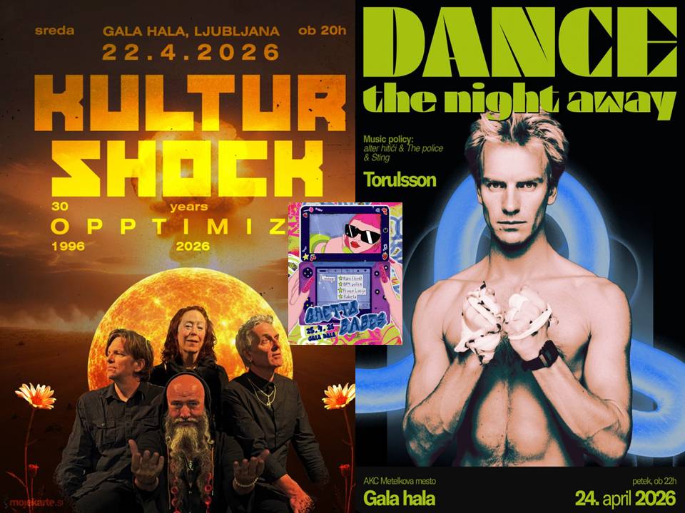 Pester glasbeni teden in petkov žur s Policijo na Metelkovi