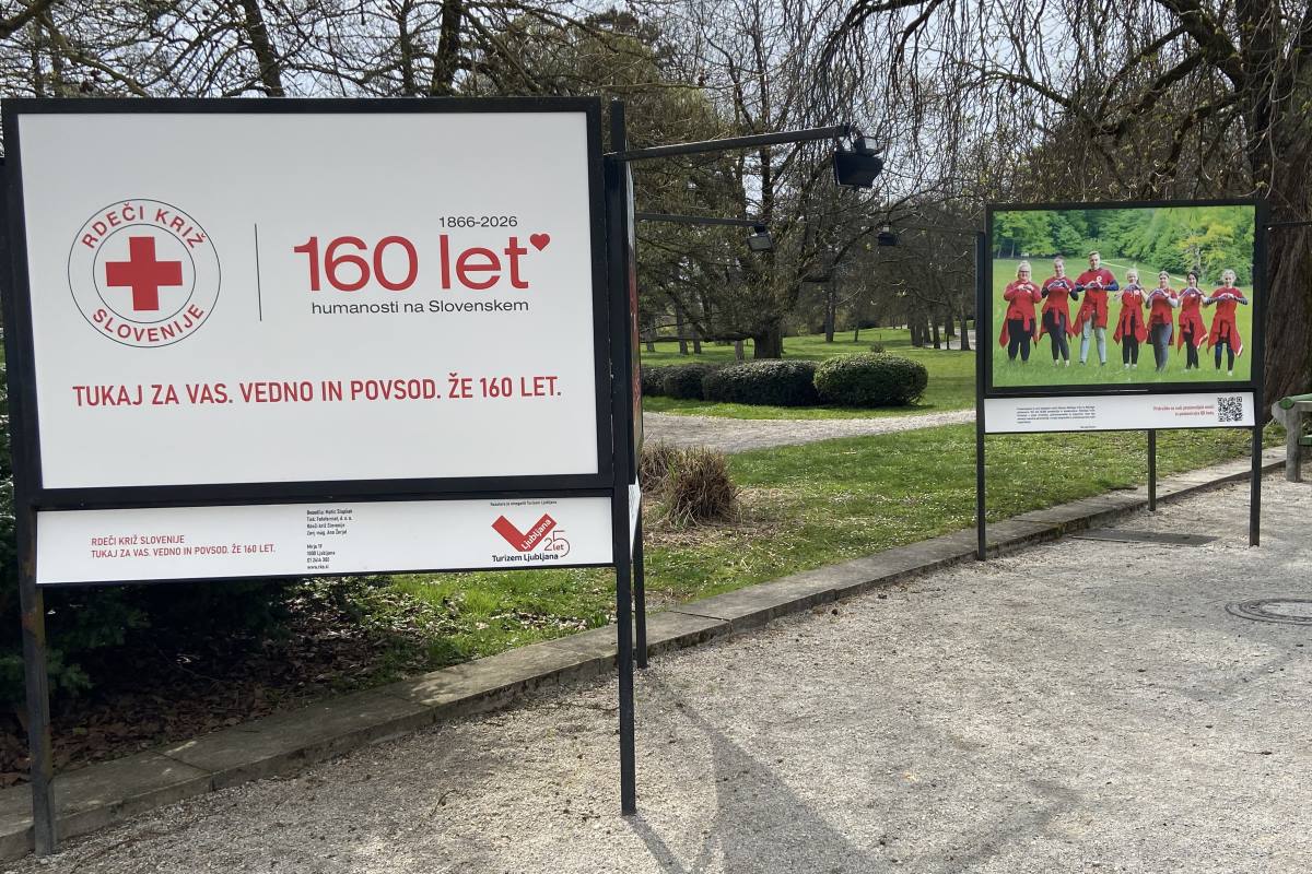 Rdeči križ je v Sloveniji prisoten že 160 let 