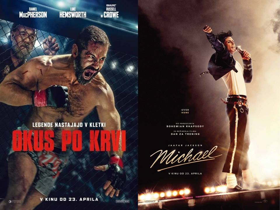 V kina prihajata zgodbi o Michaelu Jacksonu in o svetu MMA 