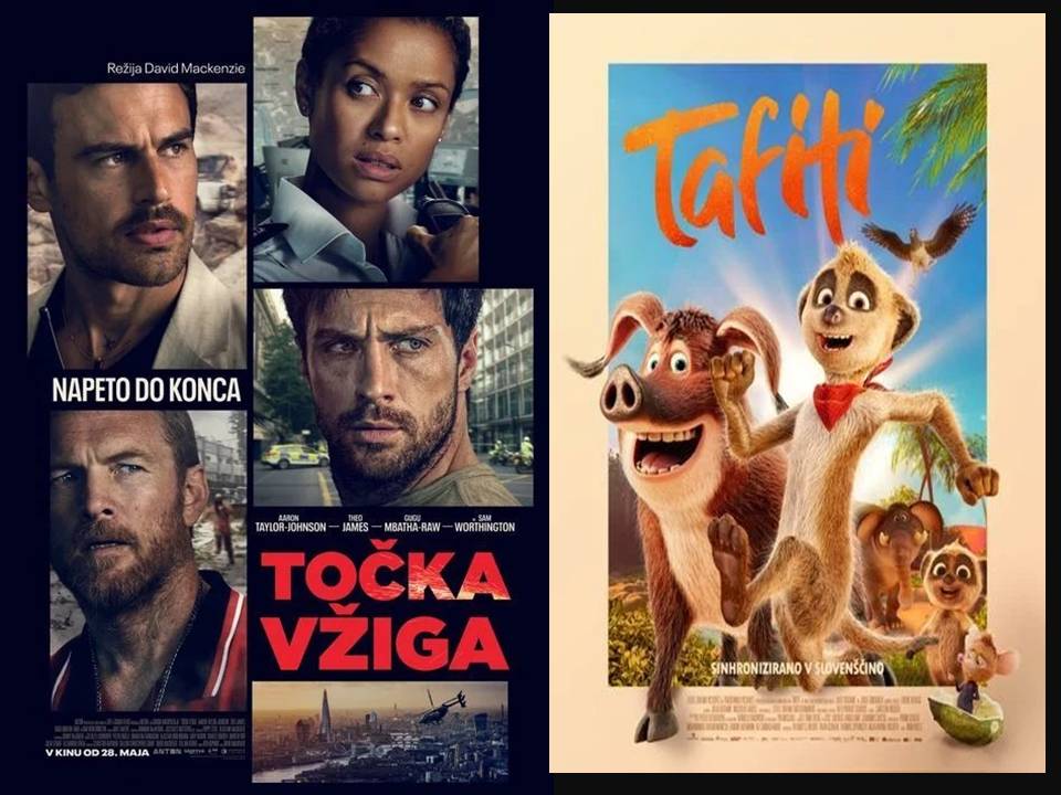Novosti tedna bosta filma Točka vžiga in Tafiti