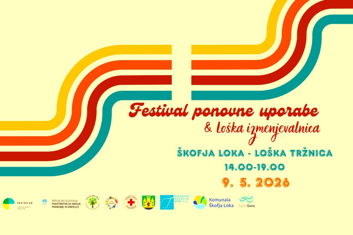 Škofja Loka v soboto gosti Festival ponovne uporabe