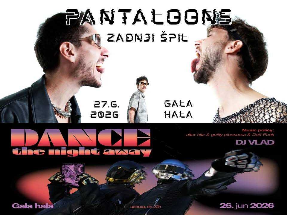 Poklon Daft Punku in poslovilni koncert skupine Pantaloons 