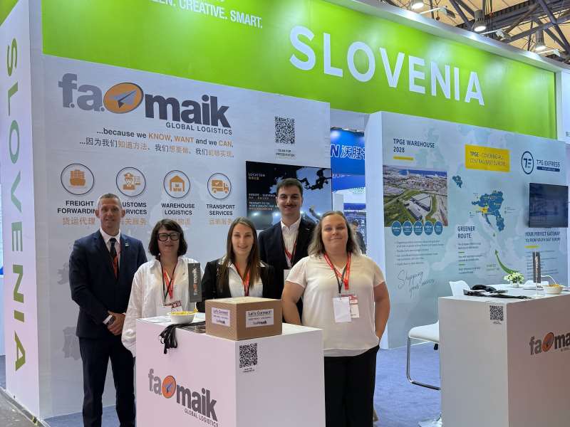 Slovenski paviljon tudi na sejmu Transport Logistic v Šanghaju