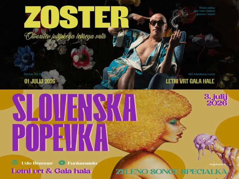 Udaren glasbeni miks za začetek meseca julija