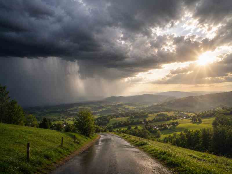 po dezju prihaja sonce slovenija vreme