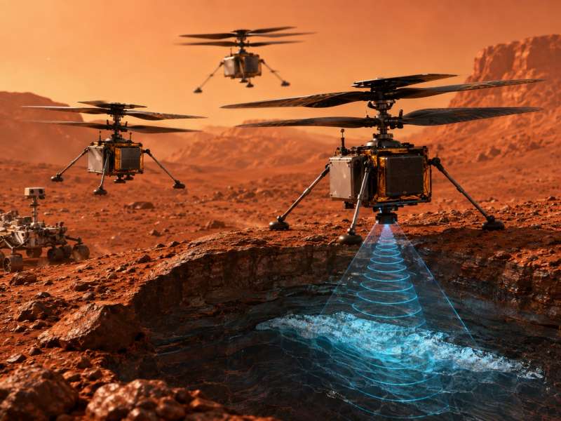 nasa skyfall helikopterji mars