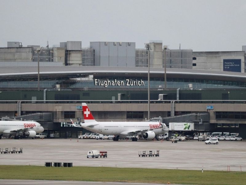 neurje letalisce zurich odpovedani leti