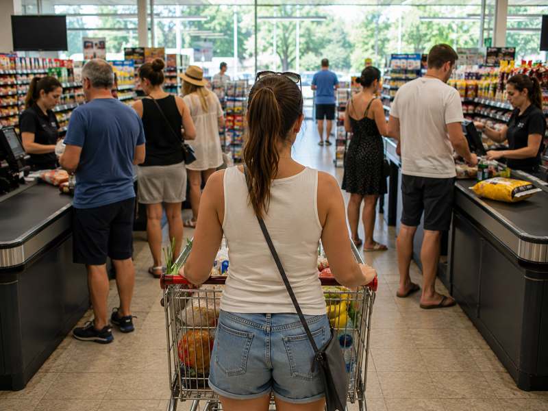sosedova vrsta v trgovini hitrejsa