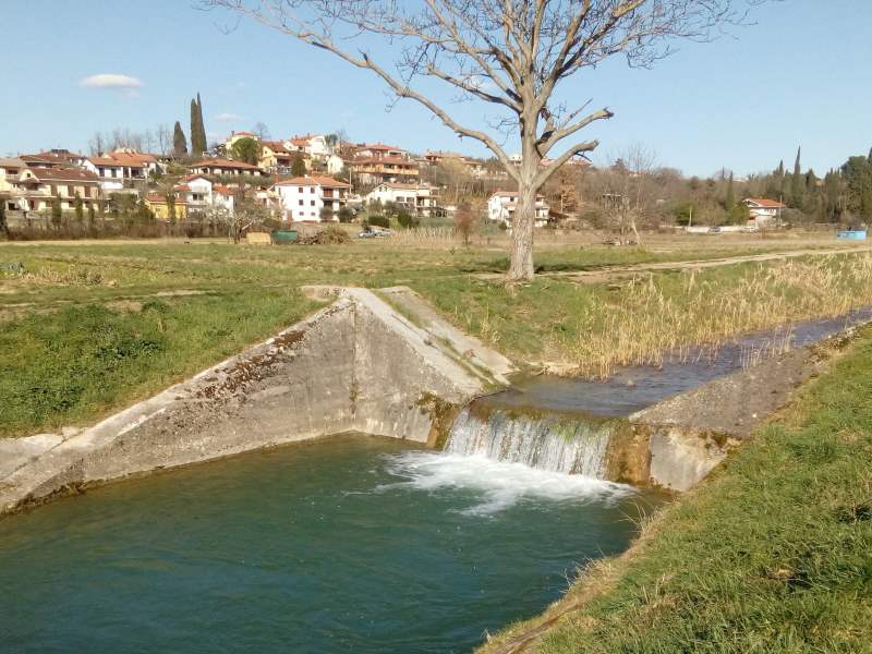 Ob Rižani in Badaševici imajo kmetovalci težave z vodo za zalivanje 1 Ob Rizani in Badasevici imajo kmetovalci tezave z vodo za zalivanje
