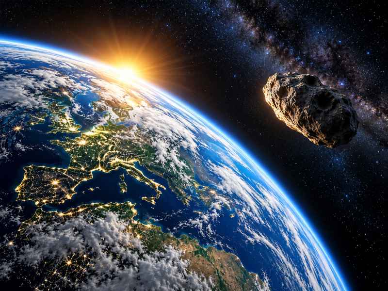 Asteroid 2026 SA8 med bližnjim preletom mimo Zemlje