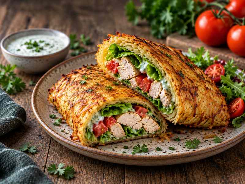 hrustljavi krompirjev obrok namesto tortilje
