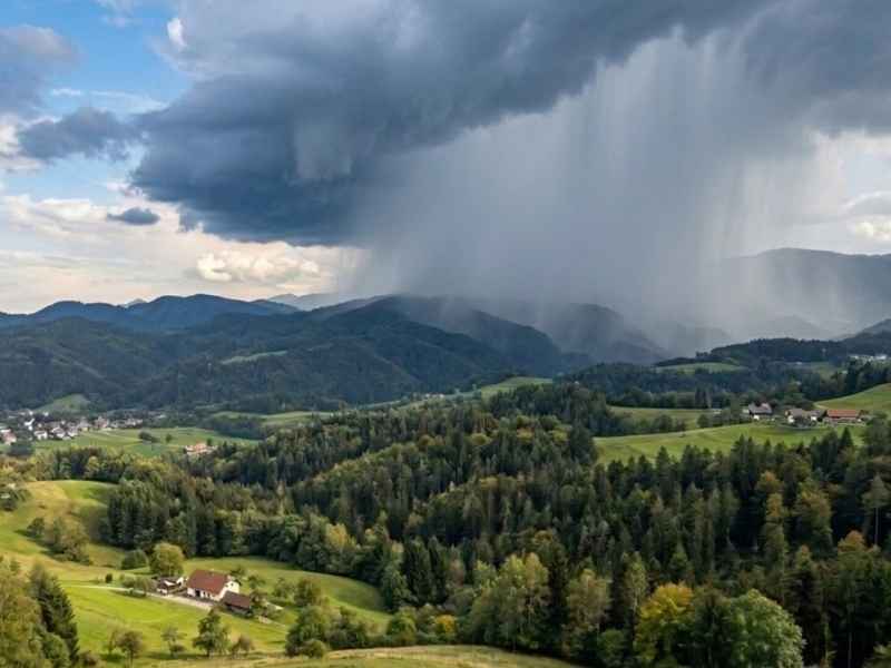 vreme danes arso opozorila nevihte 24 september 2026
