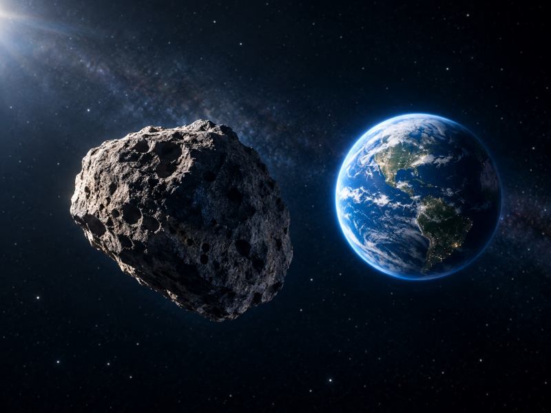 asteroid 2025 uk9 prelet zemlja 2026