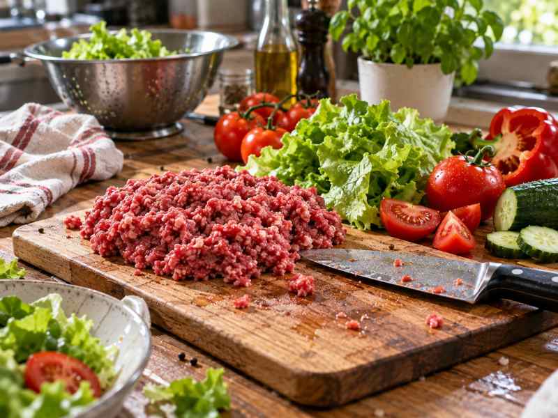 Meso, zelenjava in napaka, ki je lahko nevarna: NIJZ opozarja na bakterijo E. coli 1 bakterija e coli meso zelenjava nijz
