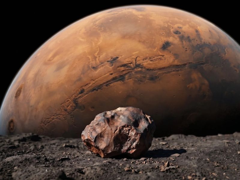 NASA: 800 gramov kamnine z Marsa razkriva 4,1 milijarde let zgodovine 1 nasa meteorit teghaza 001 mars