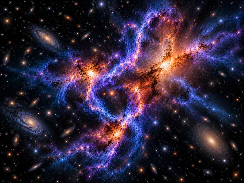 NASA pojasnila skrivnostno strukturo v vesolju: Za njen nastanek sta bila ključna dva silovita dogodka 1 nasa treble clef vesoljska struktura