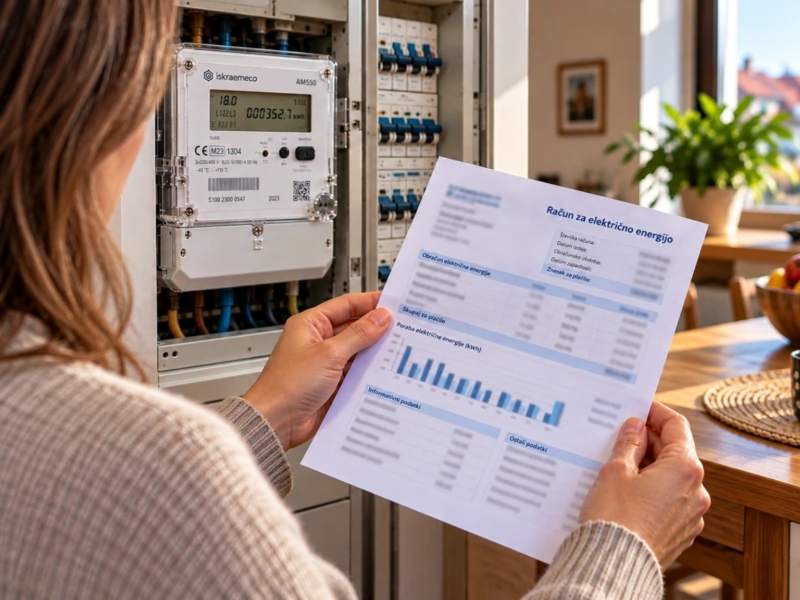 omreznina 2026 elektrika slovenija november januar