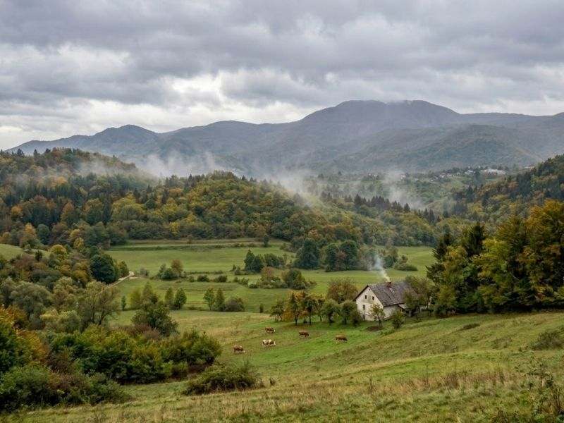 vreme danes dolenjska jesen dez megla 10 oktober 2026