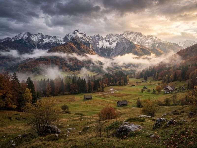 vreme slovenija burja dez 22 oktober 2026