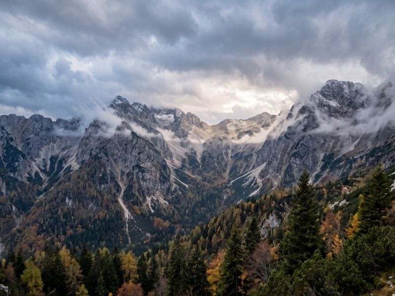 vremenska napoved nevihte ohladitev sneg slovenija